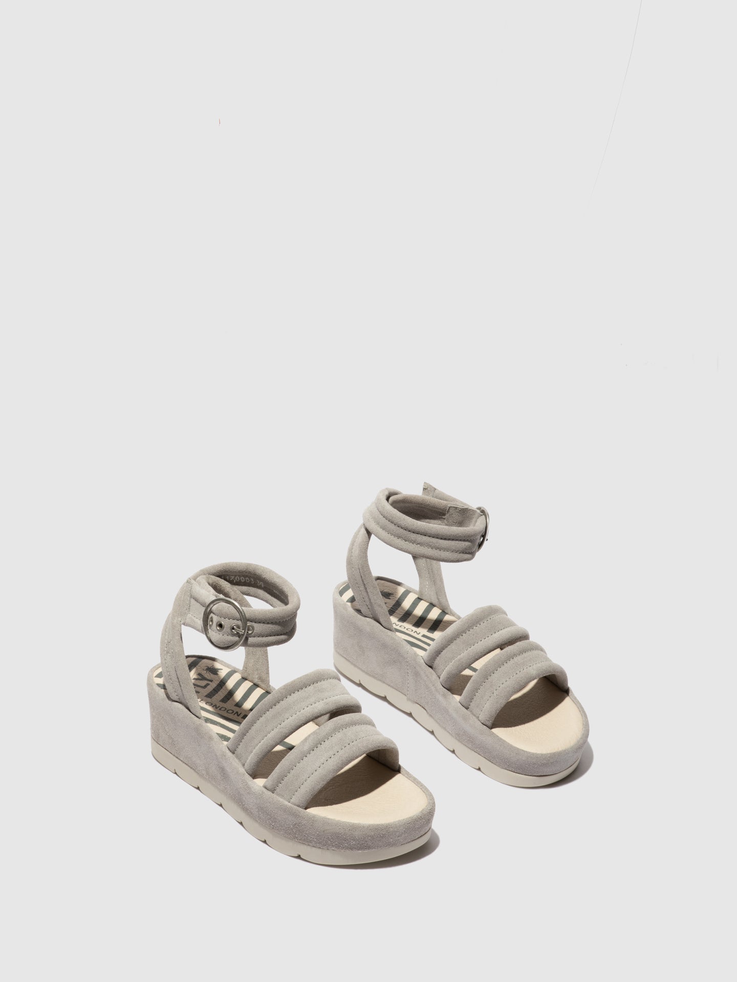 Fly London Ankle Strap Sandals BAGI170FLY CONCRETE